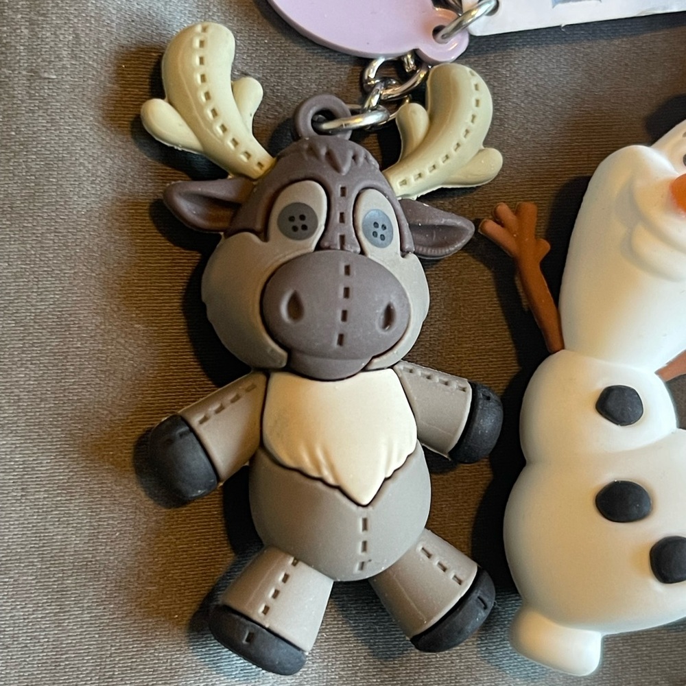 Disney Frozen Character Keychains / Backpack Clips - Picture 5 of 10